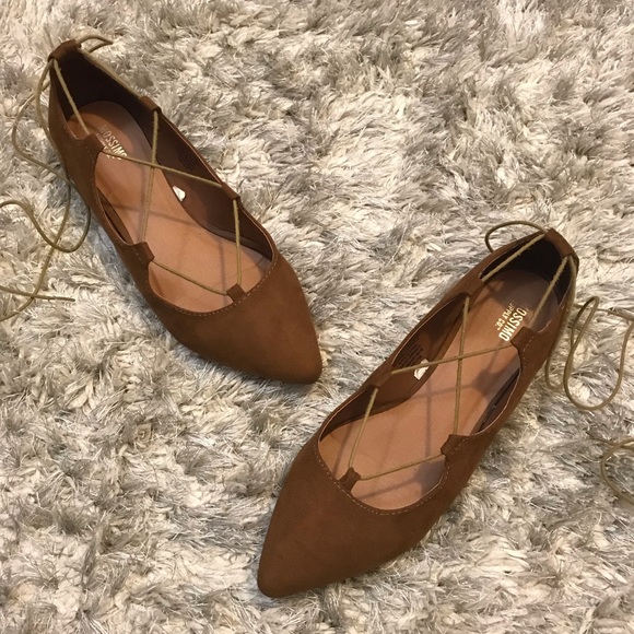 Mossimo Supply Co. Shoes - Mossimo Kady Lace Up Ballet Flats